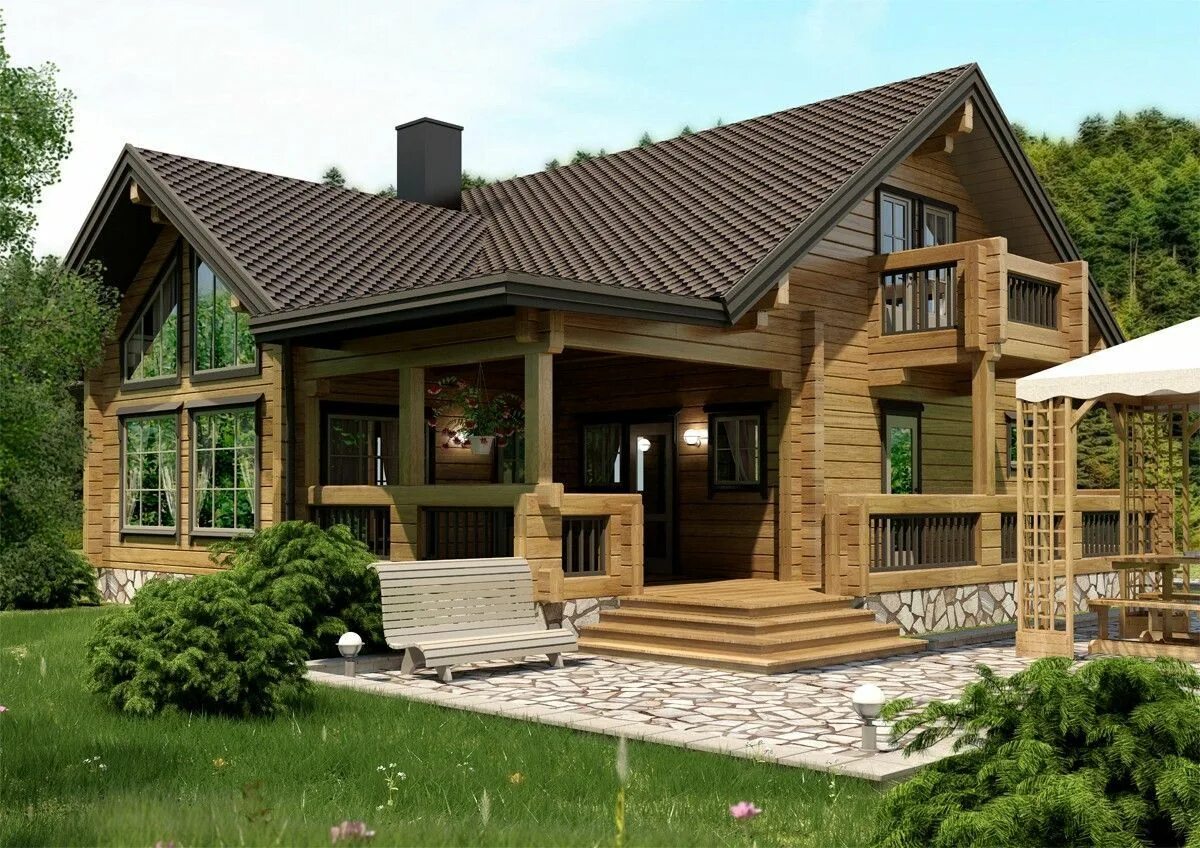 Строительство домов под ключ проекты фото. Экохаус дома из клееного бруса. деревянный дом из профилированного бруса под ключ. проекты деревянных домов. проекты деревянных домо.