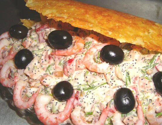 Салат с бантиками. Салат ракушка. Салат ракушка рецепт. Салат ракушка. Салат морская жемчужина рецепт.