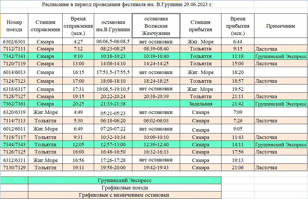 Расписания фабричная 88. Грушинский экспресс Самара. Грушинский экспресс Тольятти. График июль 2023. Карта Грушинского фестиваля 2023.