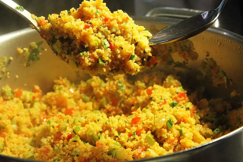 Кус-кус с грибами и овощами Рецепты салатов и вкусняшек Дзен