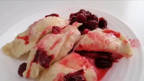 Рецепт вареников с малиной