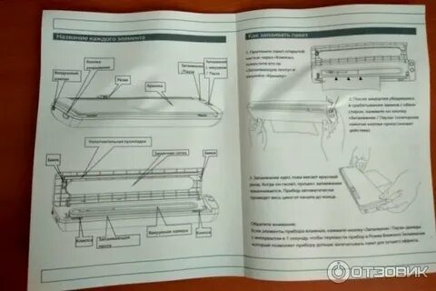 Инструкция пользования вакууматором