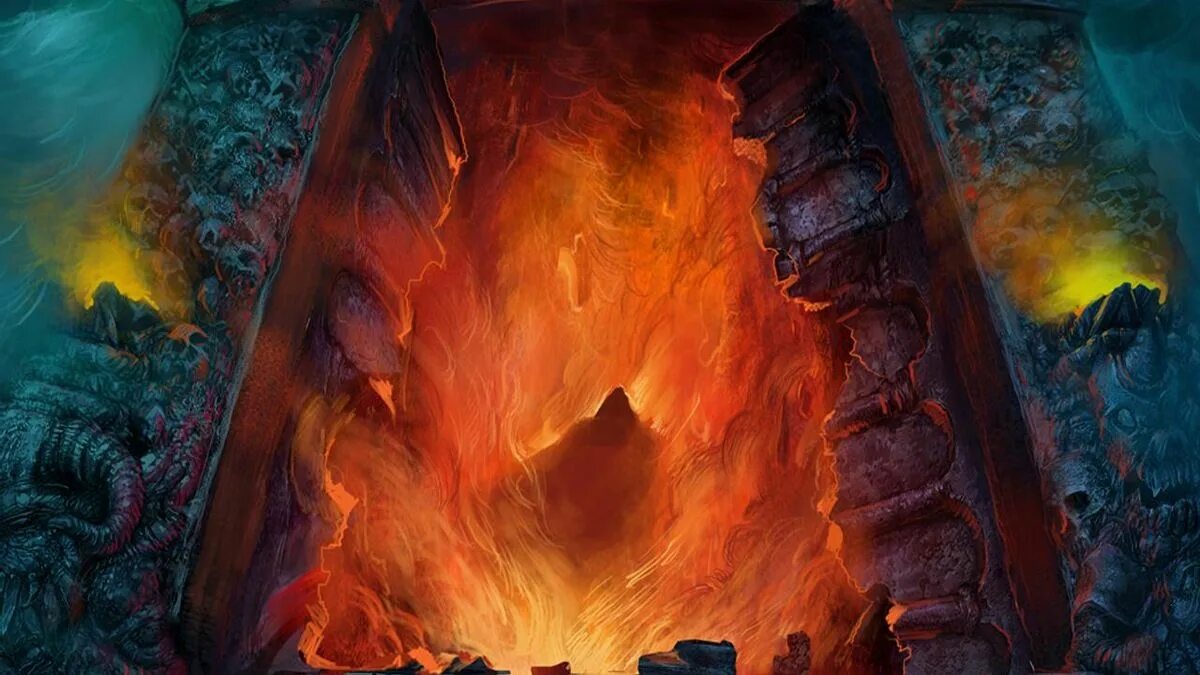 Врата бездны. Потусторонний мир фэнтези. Маглоровы врата. Войд спирит. Данте инферно в аду.