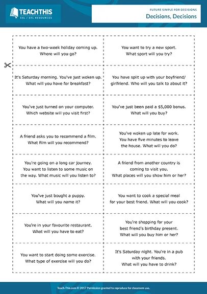 Good should make the. Making decisions speaking activities. Offers and Promises Worksheet. Should giving advice Worksheet. Speaking activities.