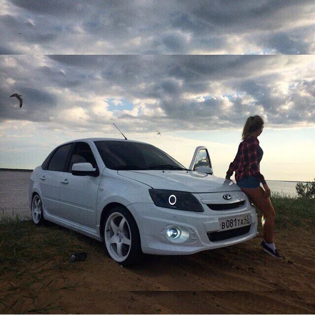 Фото на аву гранта Lada Granta Sport 1.6 бензиновый 2015 Черная Пантера на DRIVE2