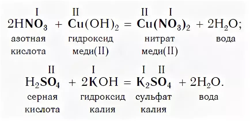 6 азотная кислота гидроксид меди ii