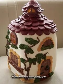 Домик из бутылки