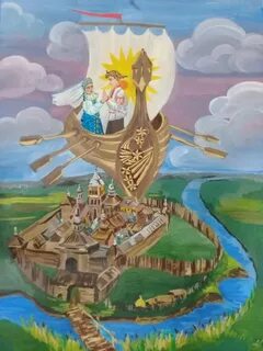 Летучий корабль картинки к сказке