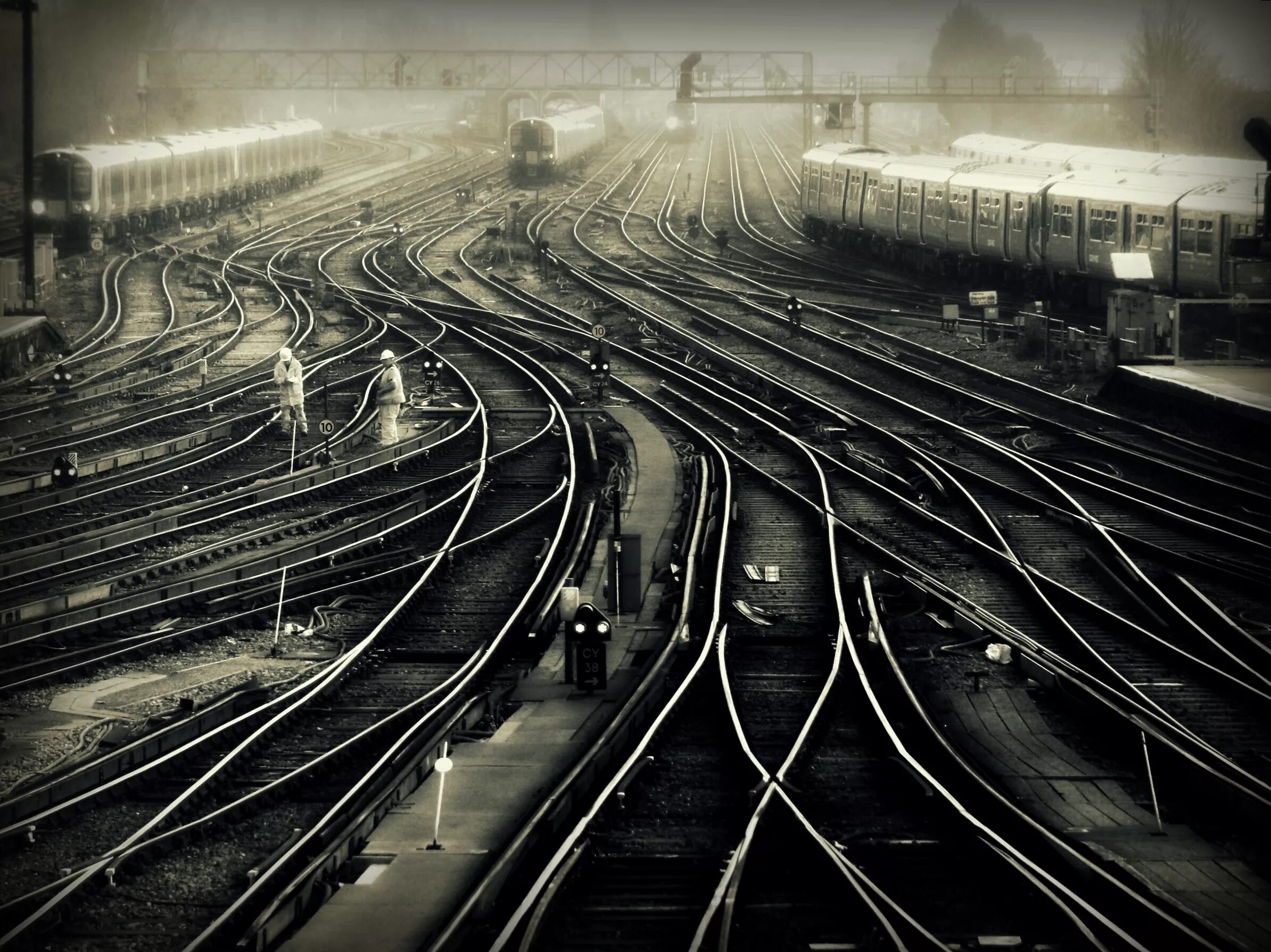Dark track