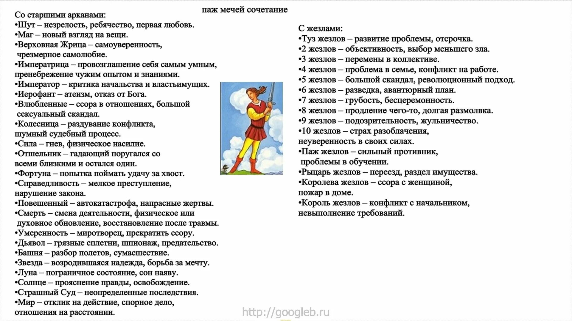 Сочетание паж мечей. Сочетание карт Таро. Сочетание карт Таро с другими. Паж мечей и Король пентаклей. Шут пентаклей