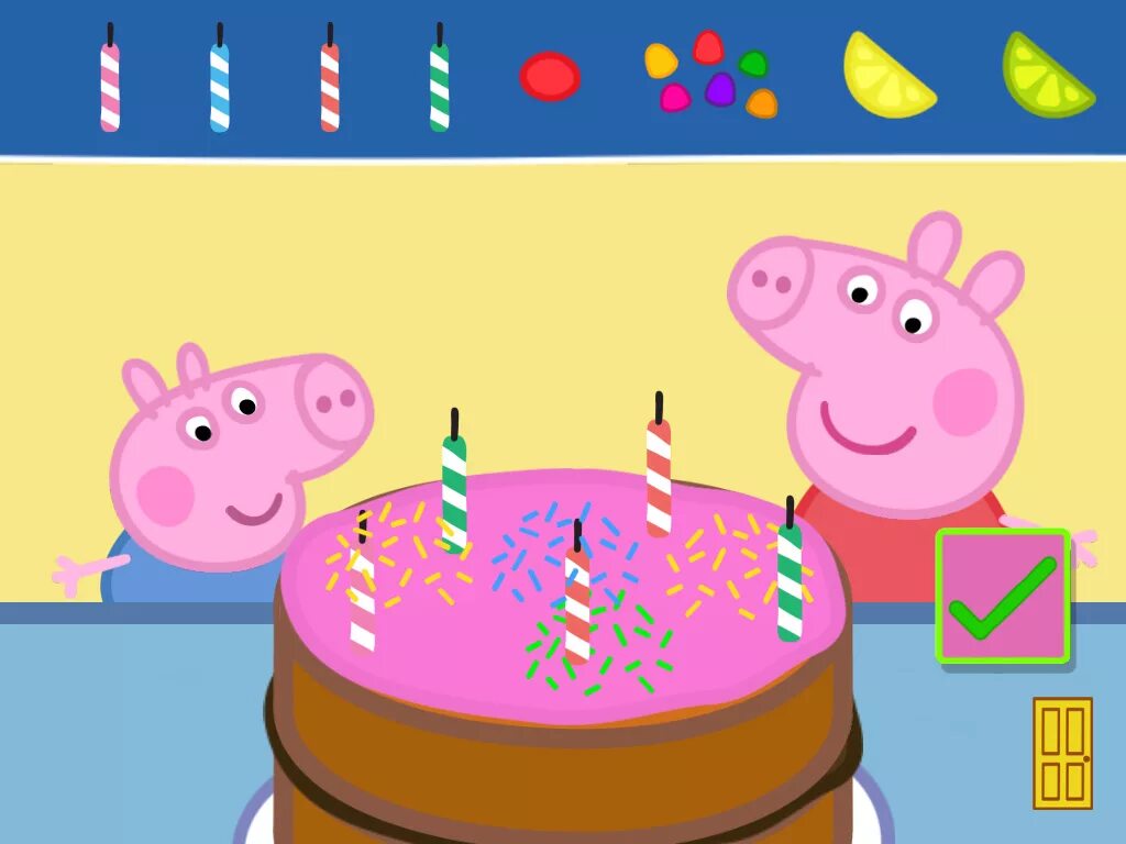 Peppa pig game party time apps