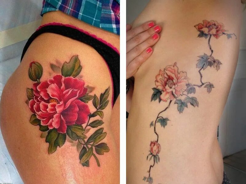 Что значат цветы тату. Тату пион значение. Что значат цветы тату. Что значат цветы тату. Тату пионы в цвете.