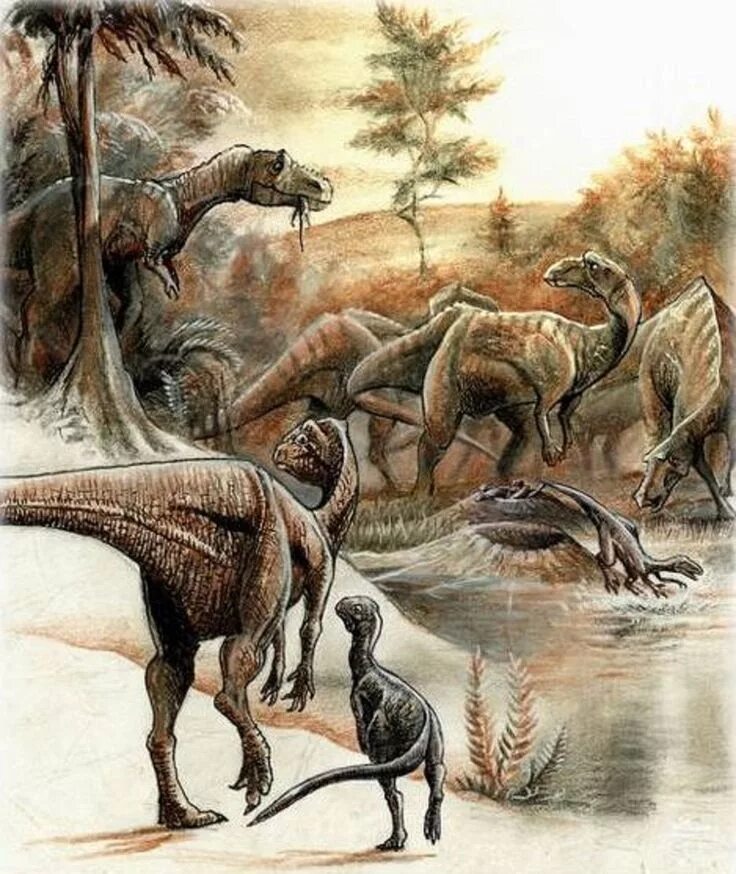 Вымерший пресмыкающиеся больших размеров. Меловой период мезозойской эры. Травоядные динозавры мелового периода. Мезозойская Эра вымирание динозавров. Варшамов ДЕЙНОХЕЙР.