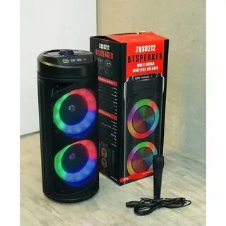 Колонка музыкальная беспроводная bluetooth с караоке
