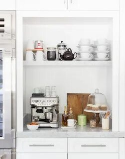 The tea is in the kitchen