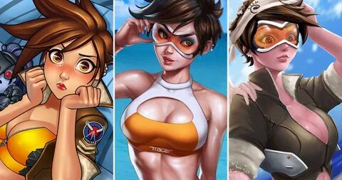 15 Overwatch Fans Who Made Steamy Tracer Art.