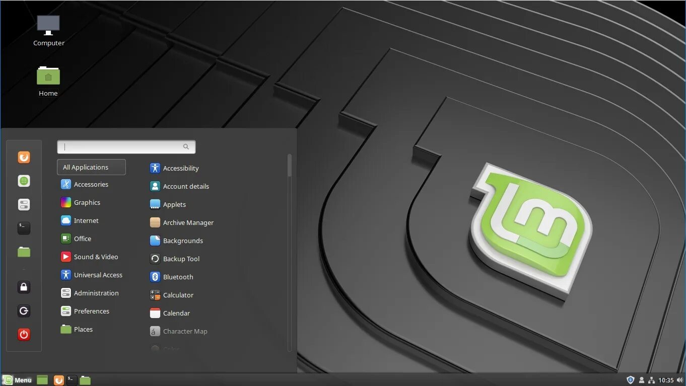 Разрешение linux mint. Линукс минт тара. linux mint 19 tara. рабочий стол в linux mint 19. векторный редактор для linux mint.