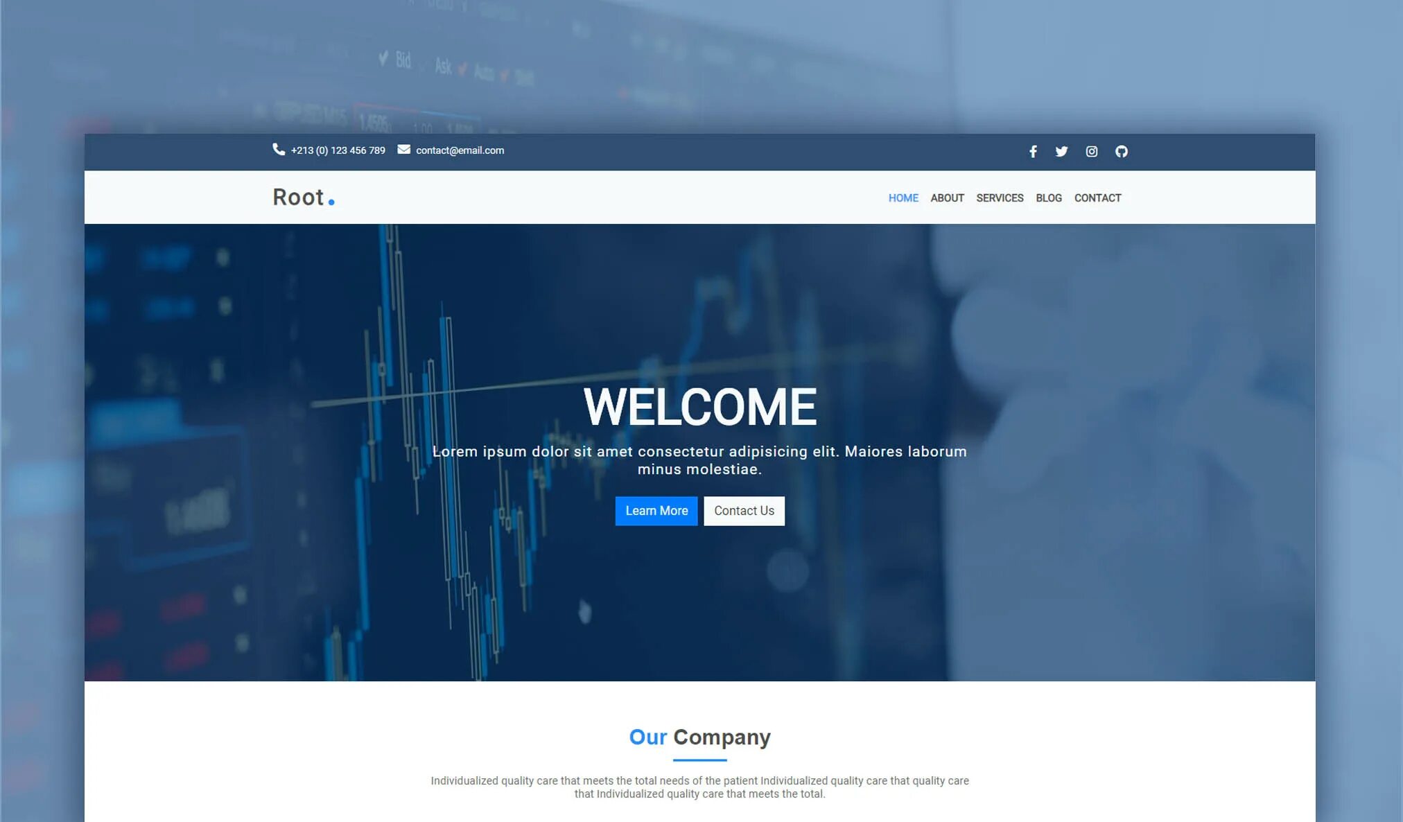 Root wordpress