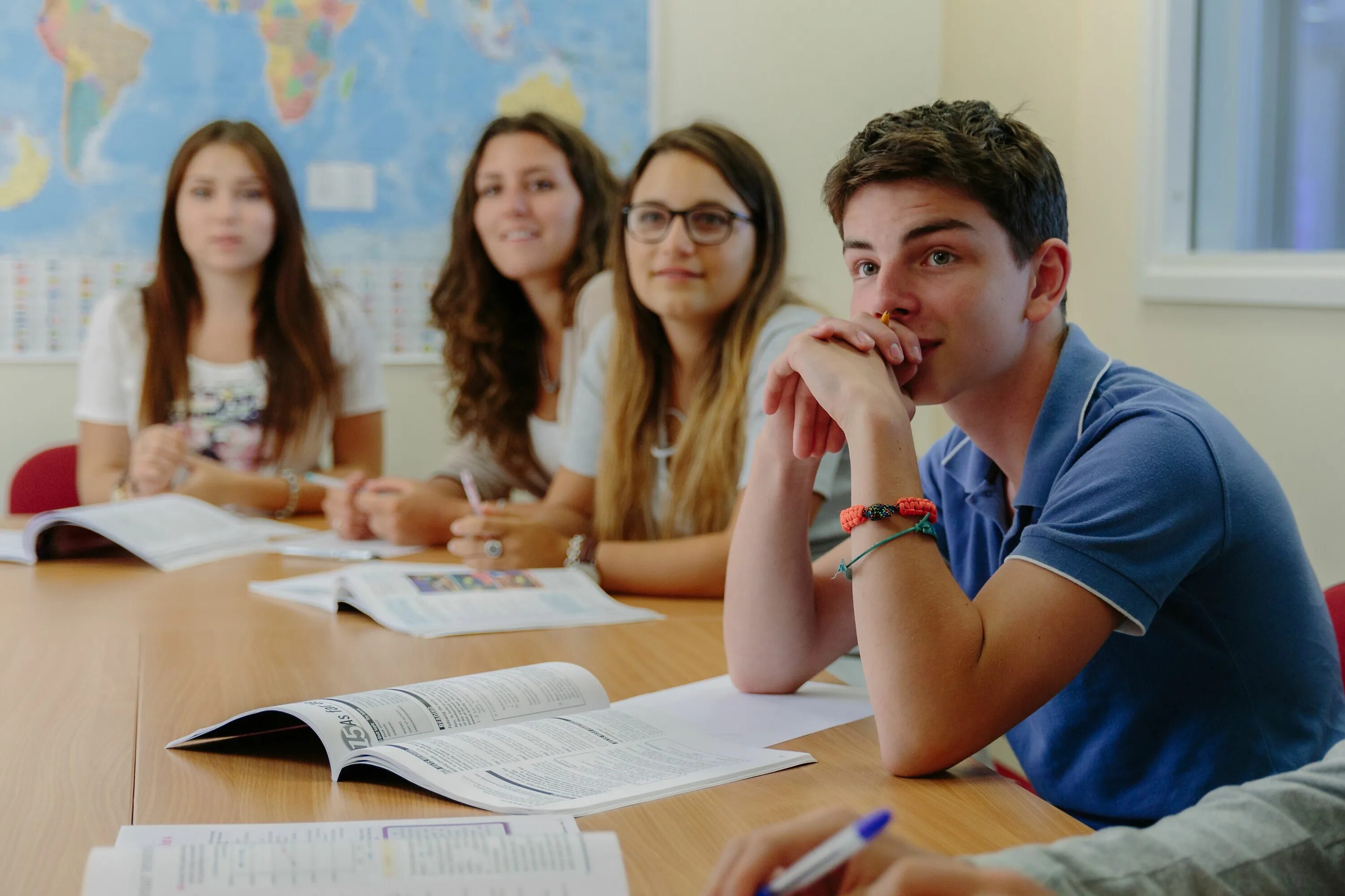The students are england