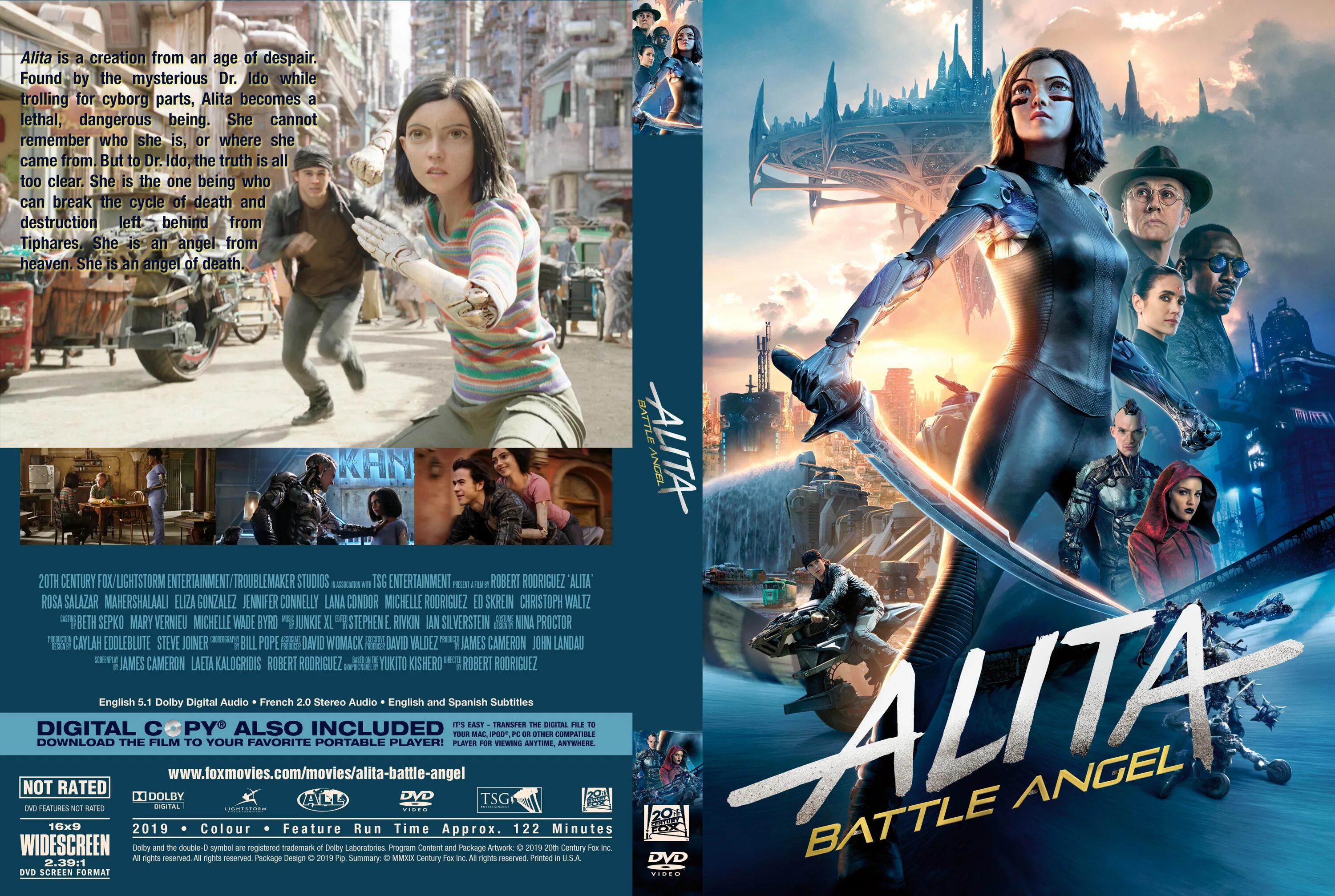 Алита боевой ангел 2 2019. Alita: Battle Angel DVD Cover. Алита боевой DVD.