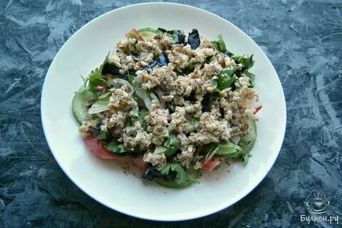 Рецепт салата по грузински с грецкими орехами