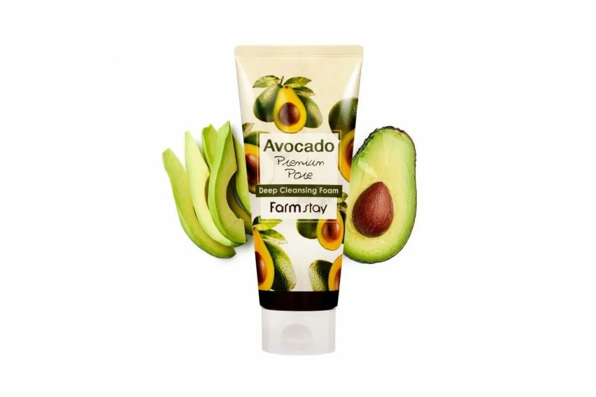 Farmstay cleansing foam. Farmstay пенка для умывания авокадо Premium Pore Deep Cleansing Foam 180 мл. Farmstay Avocado Premium Pore Cleansing. Пенка с авокадо Farmstay. Пенка фарм стей с авокадо.