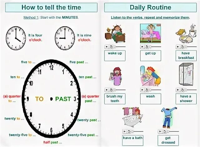 Part 1 daily routine
