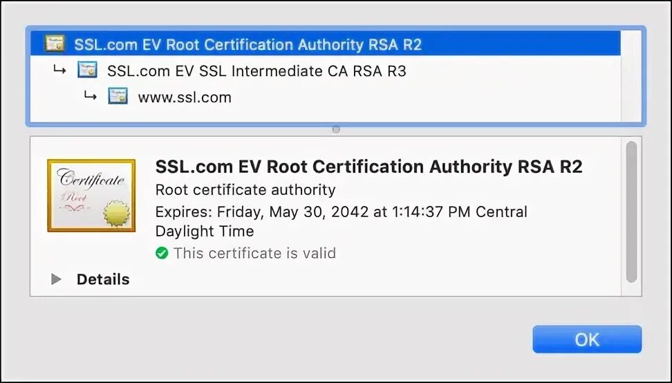 Ssl ca certificate error