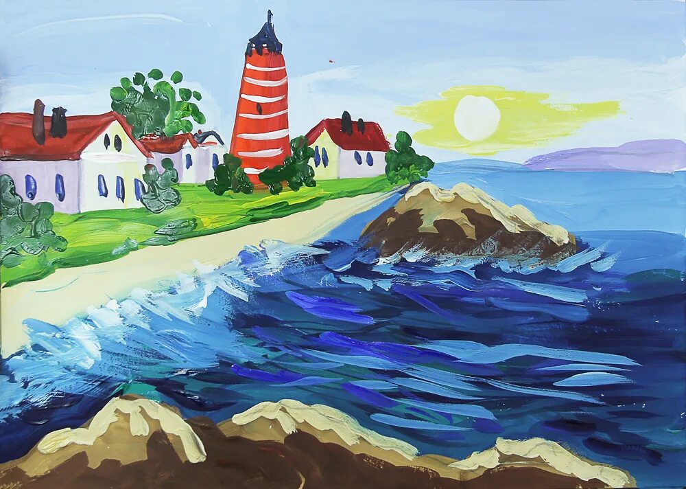 Рисунок на тему зима. Рисование осень. 4 класс гуашью. Осенний пейзаж акварелью для детей. Пейзаж рисунок для детей.