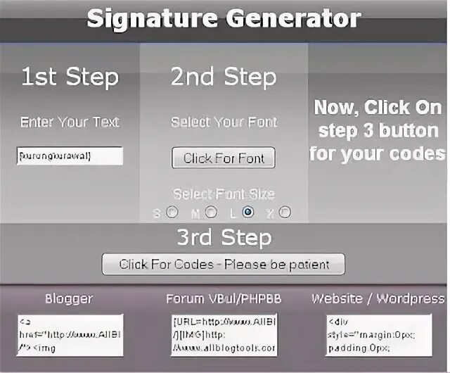 Caption generator. Caption generator