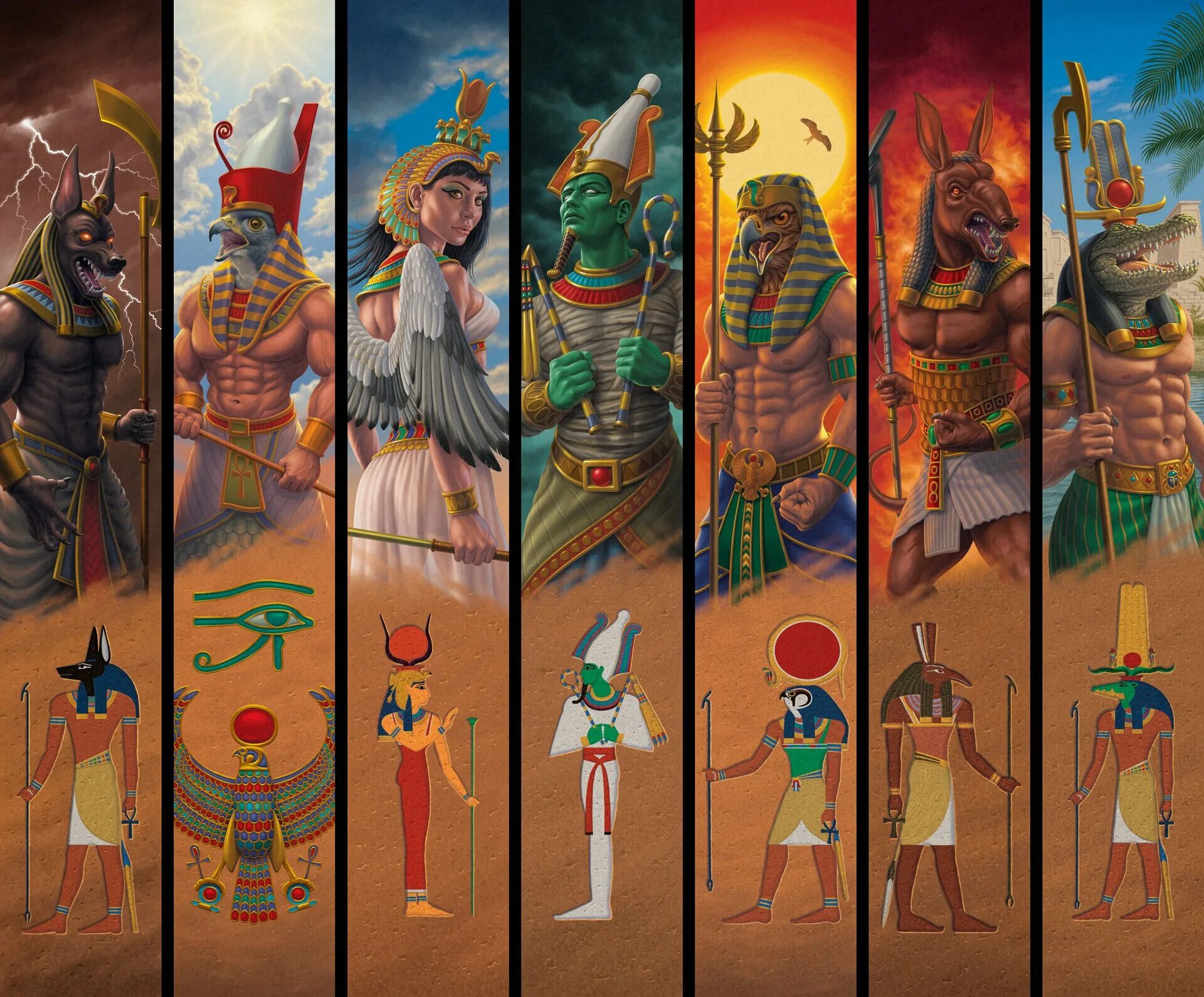 3 боги египта. Пантеон богов Египта. Осирис Бог Египта. Озирис Бог Египта арт. Египетские боги Осирис Исида сет гор.