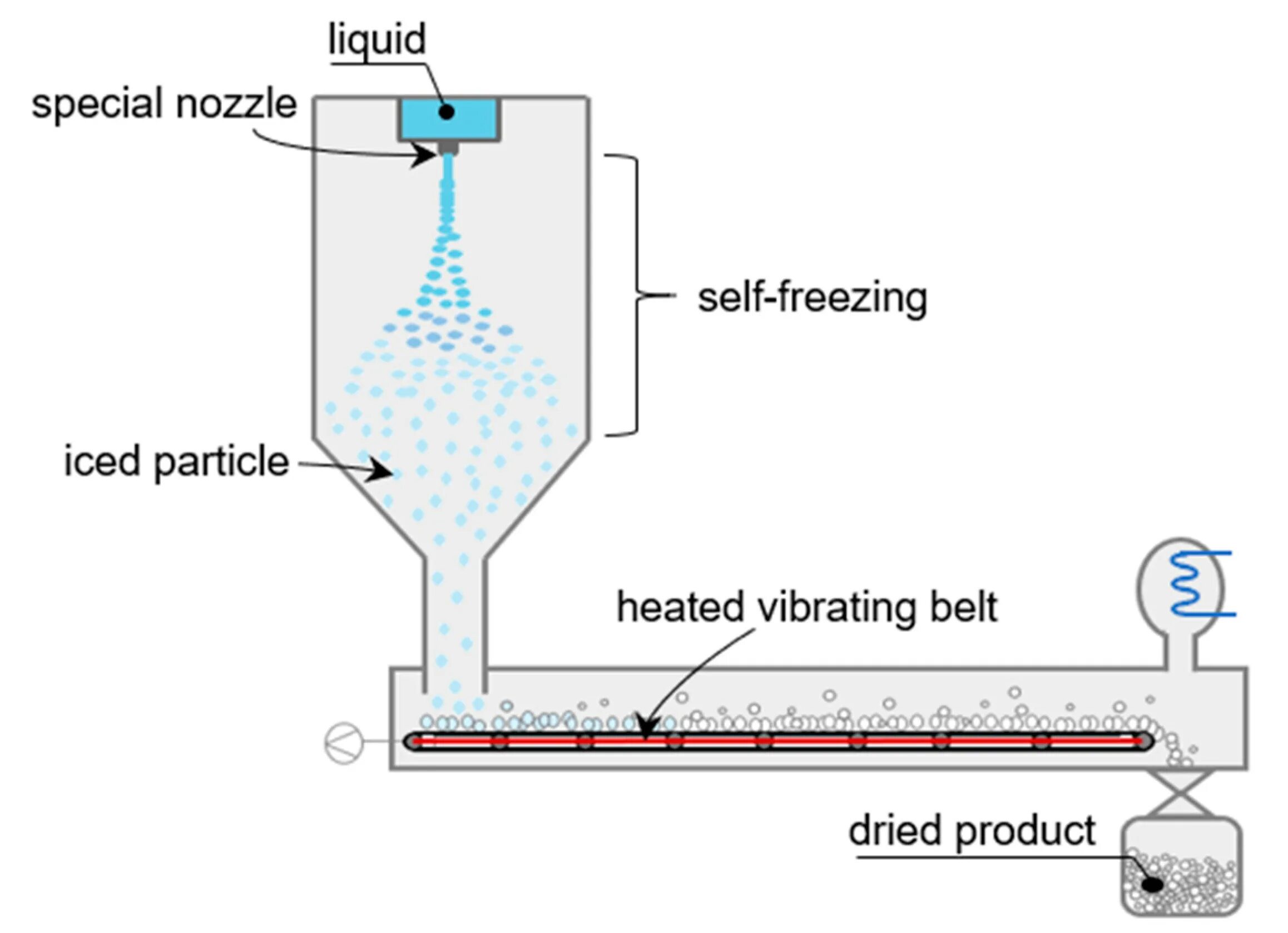 Drying process. Drying process