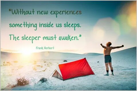 Experience something