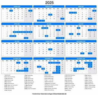 Календарь праздников на новый год 2025