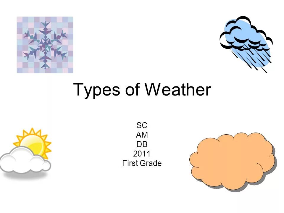 Types of weather. Kinds of weather. Презентация about weather. About the weather 2 класс.