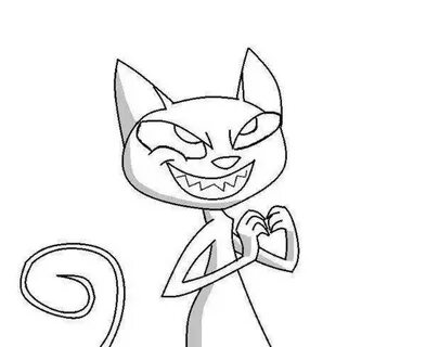 Cartoon cat vs