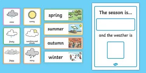Wordwall seasons and weather