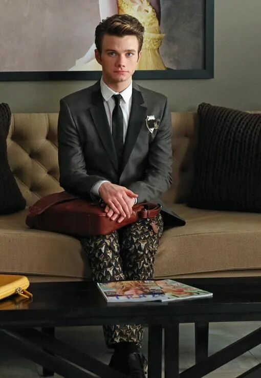 He dressed up