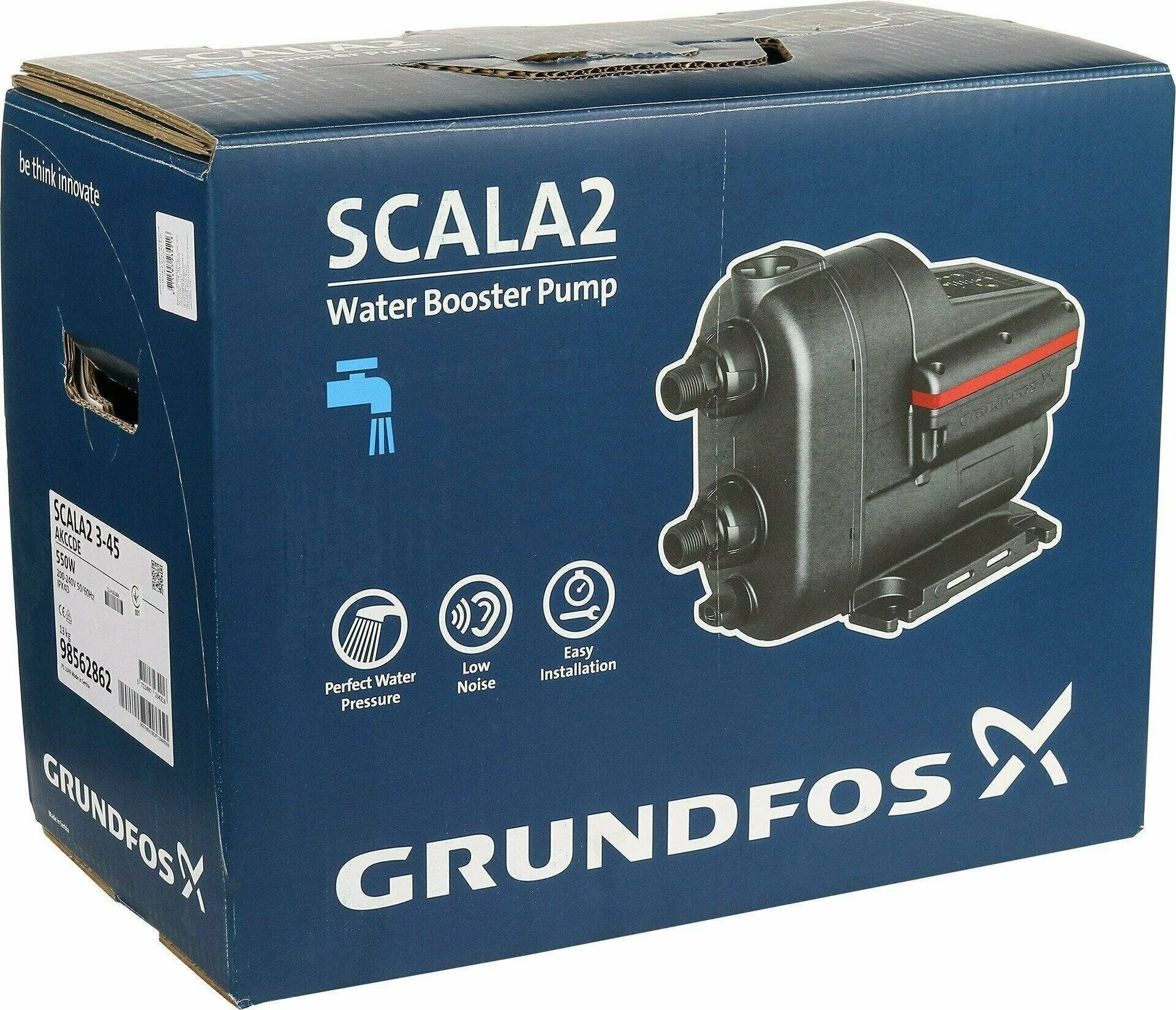 Grundfos scala2 3 45. Насосная станция Grundfos scala2. Насосная станция Grundfos scala2 3-45 99027073. Насосная станция Grundfos scala2 3-45. Скала 3 насосная станция Грундфос.