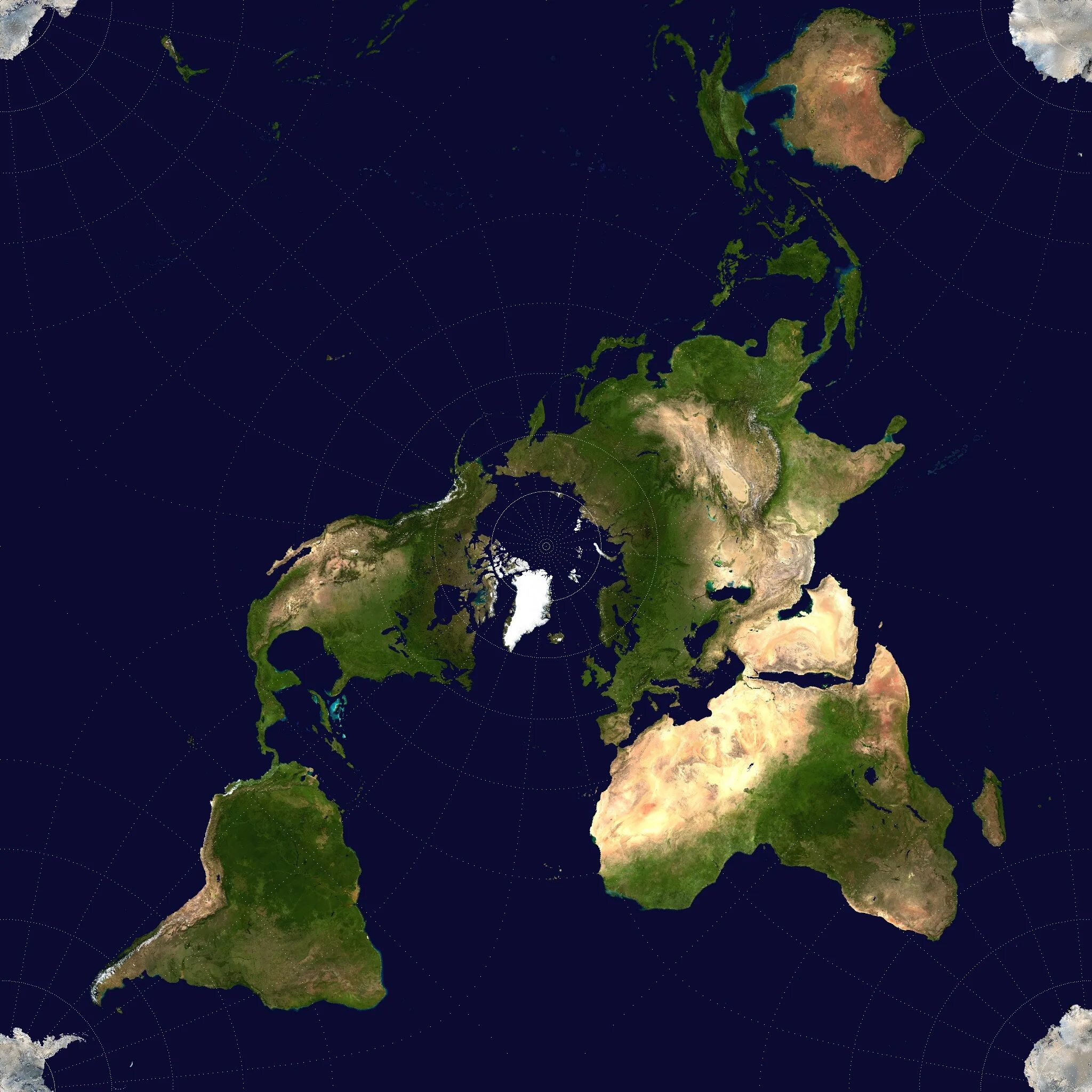 True world maps