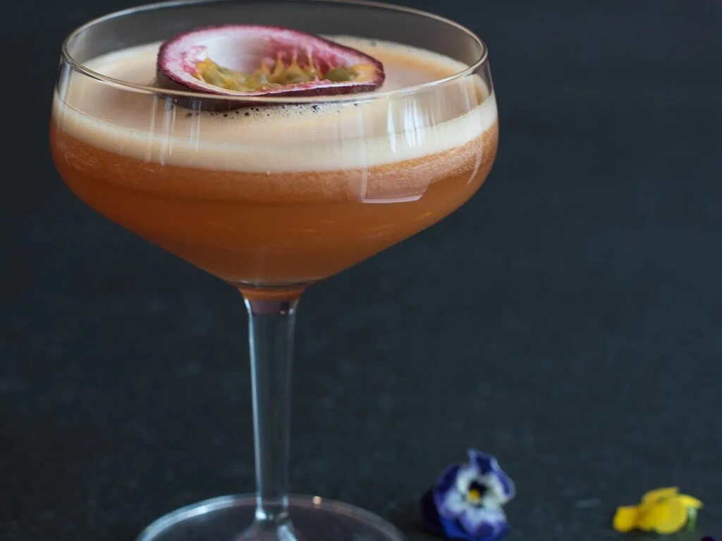 Passion fruit tini