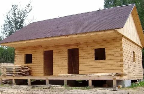 Деревянные дома из бруса своими руками