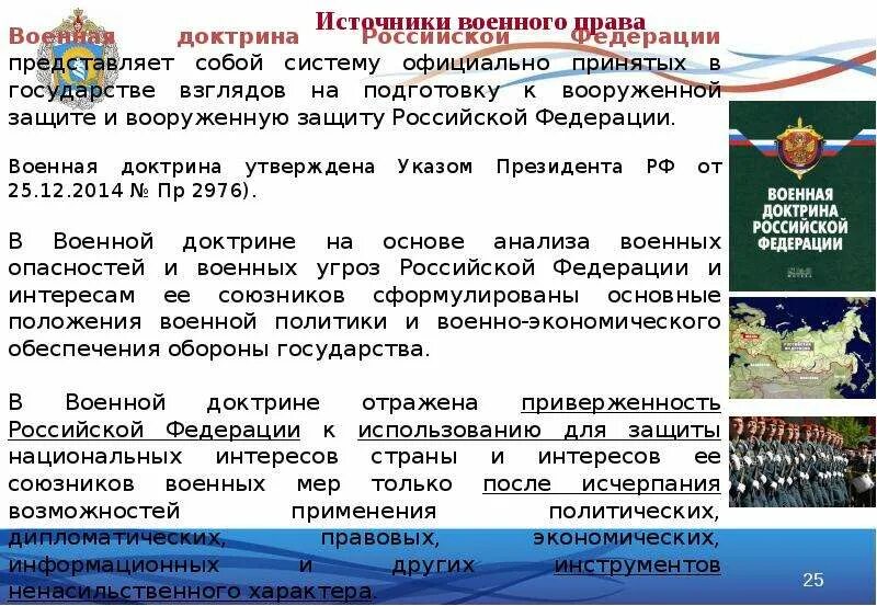 Изменение в военном законодательстве. Понятие военного законодательства. Понятие военное право.