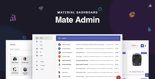 React redux template. Vmate e дизайны. v mate. что такое react material dashboard.