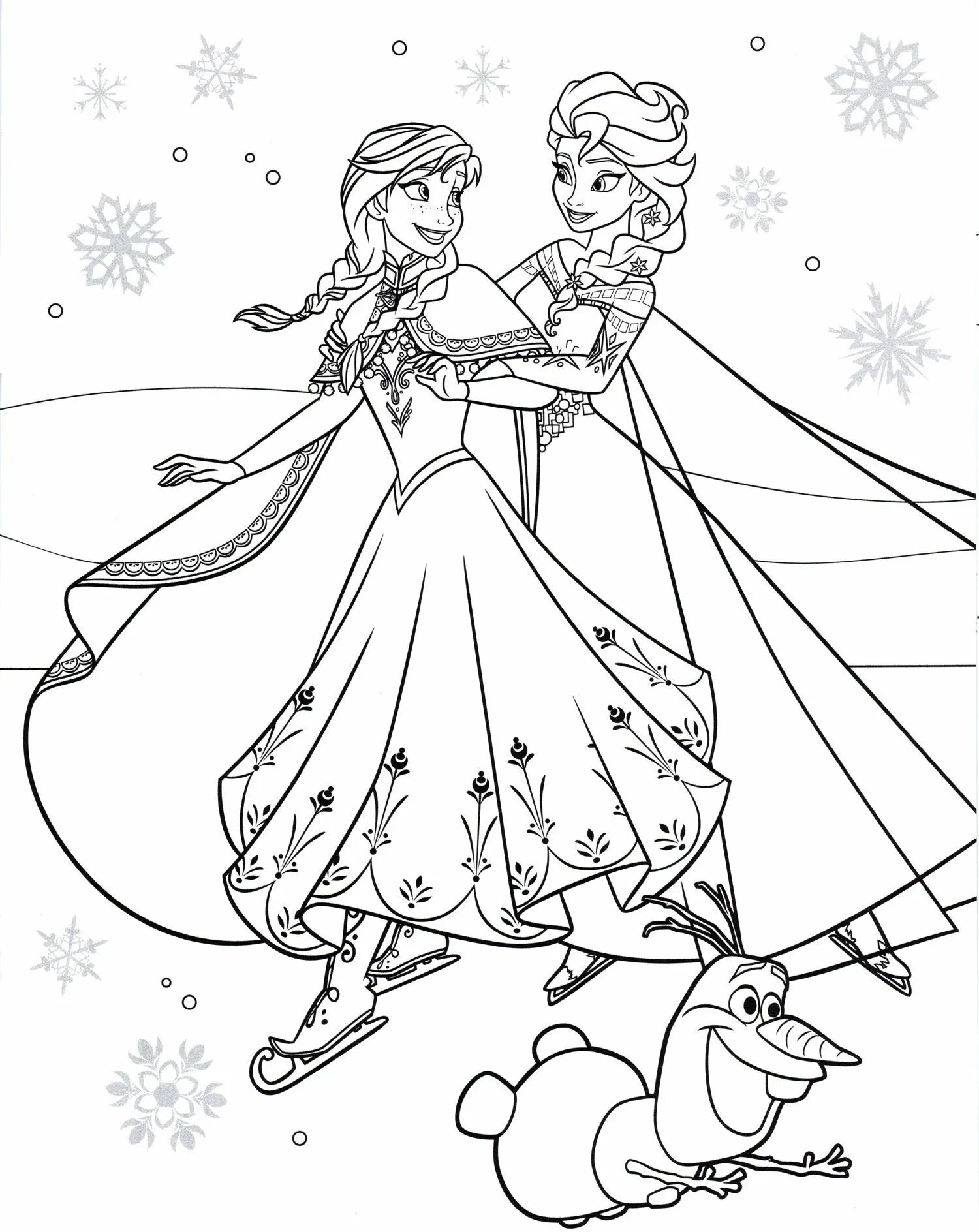Раскраска Эльза распечатать бесплатно Frozen coloring pages, Disney coloring pag