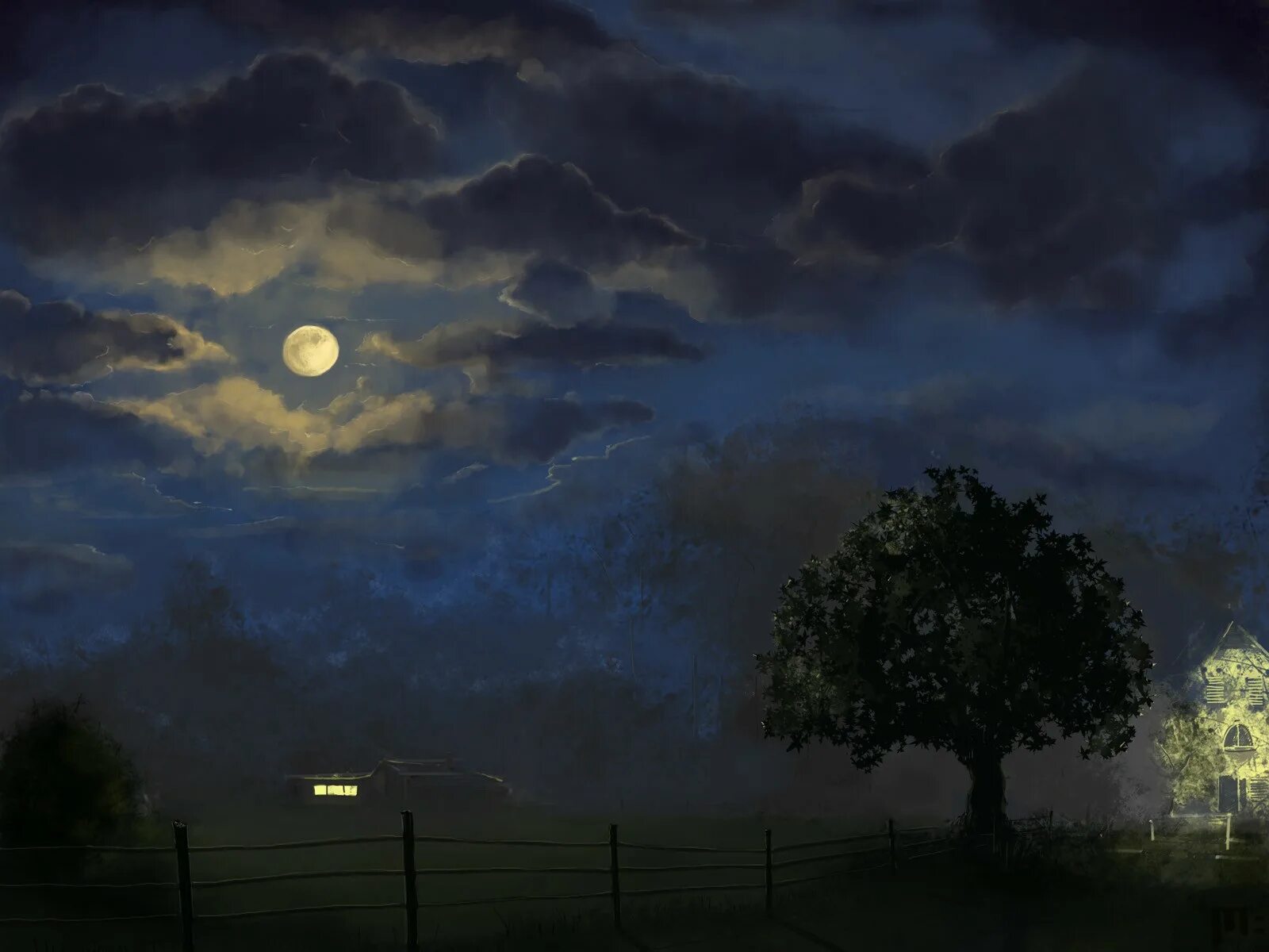 Лунная ночь. Лунное небо. Ночной пейзаж с луной. Ночь живопись. Лунной ночью свет загадочно