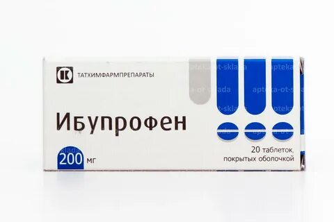 Ибупрофен таблетки 200мг взрослому