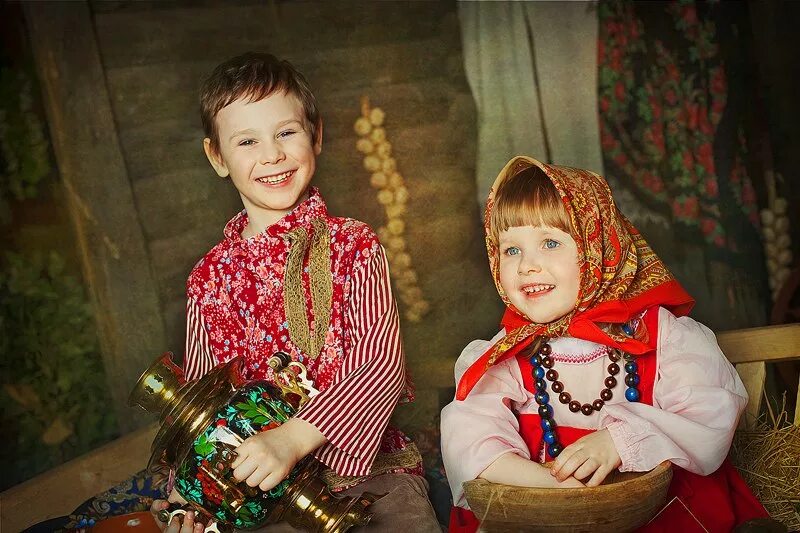 Русский мальчик девочка