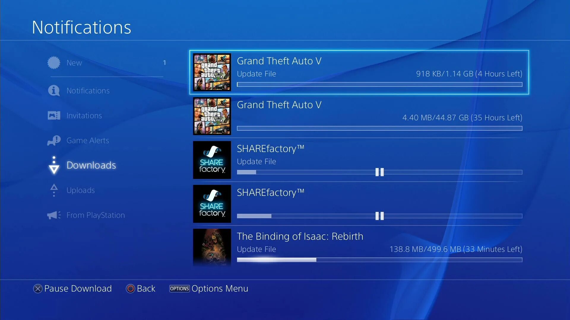 Downloading game updates