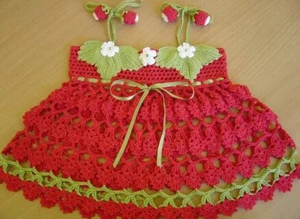 Сарафан для девочки крючком